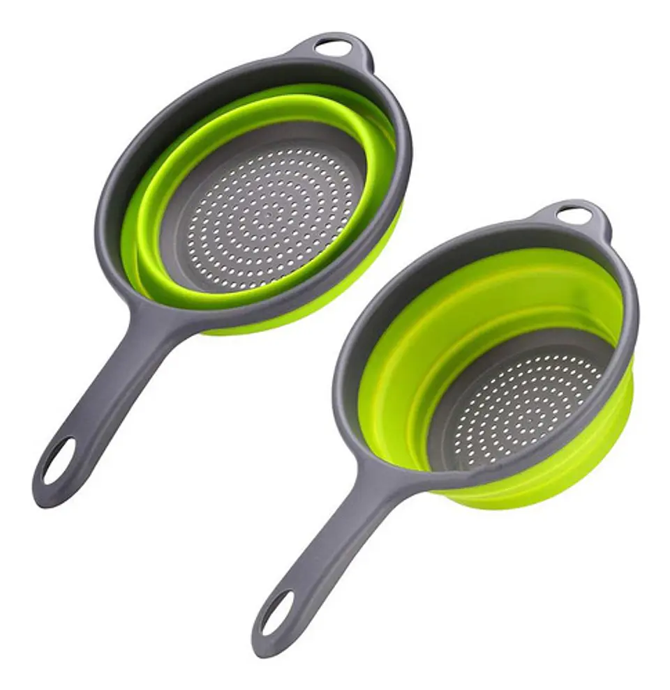 Colador De Silicona Plegable Con Mango - Ps 1