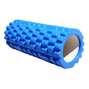 Rodillo De Elongación Masaje Texturado Yoga Azul - Ps