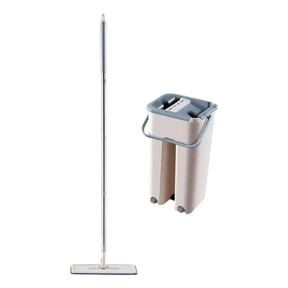 Trapeador Mopa Plana Microfibra Con Cubo - Ps 1