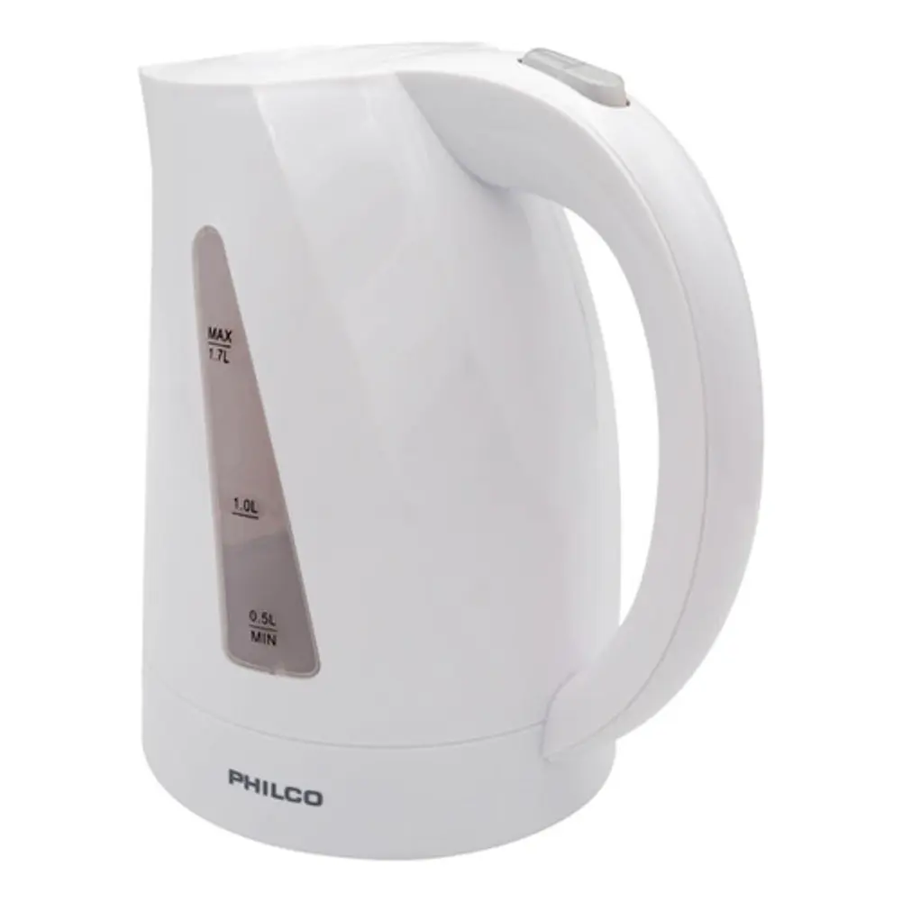 Hervidor Eléctrico 1.7lts Philco 2200w Color Blanco - Ps 1