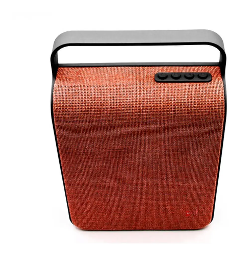 Parlante Bluetooth Cuadrado 15w Rojo - Ps 1