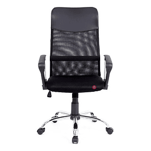 Silla Oficina Respaldo Malla Tipo Dallas Negro - Ps