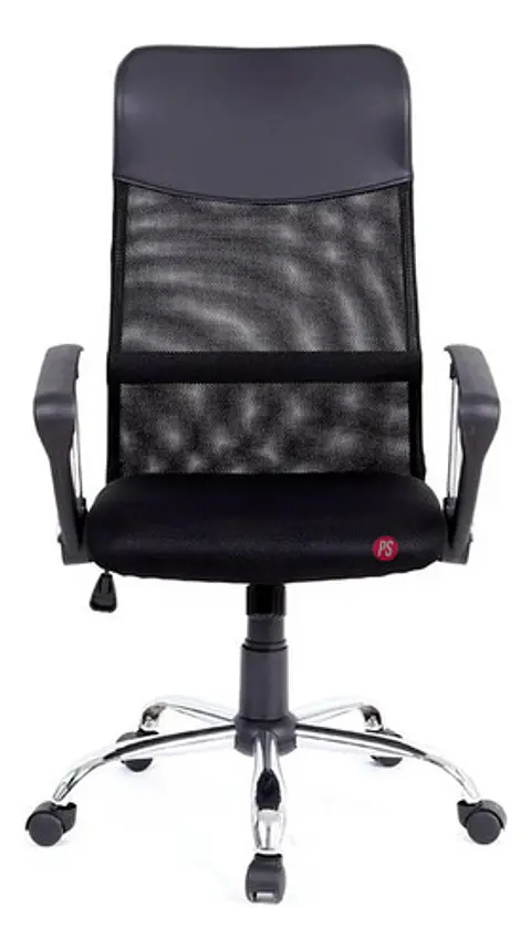 Silla Oficina Respaldo Malla Tipo Dallas Negro - Ps