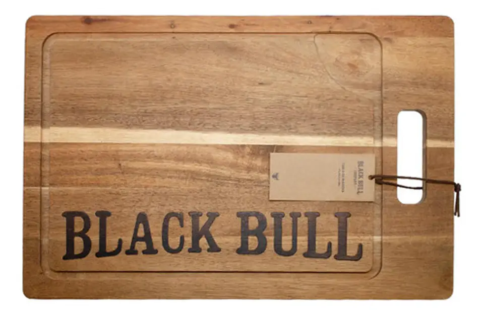Tabla De Cortar Cocina 45x30cms Madera Black Bull - Ps 1