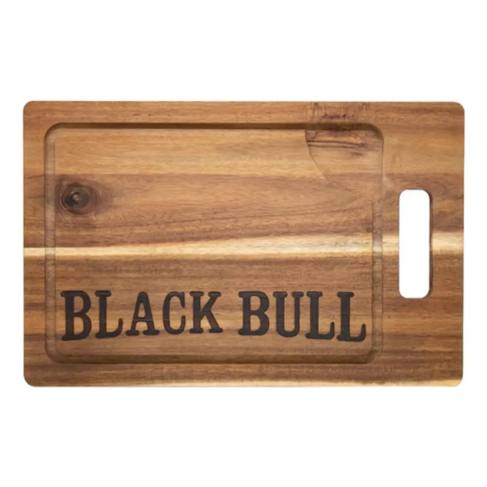 Tabla De Cortar Cocina 40x26cms Madera Black Bull - Ps 1