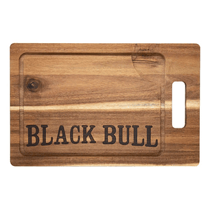 Tabla De Cortar Cocina 40x26cms Madera Black Bull - Ps