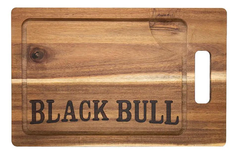 Tabla De Cortar Cocina 40x26cms Madera Black Bull - Ps