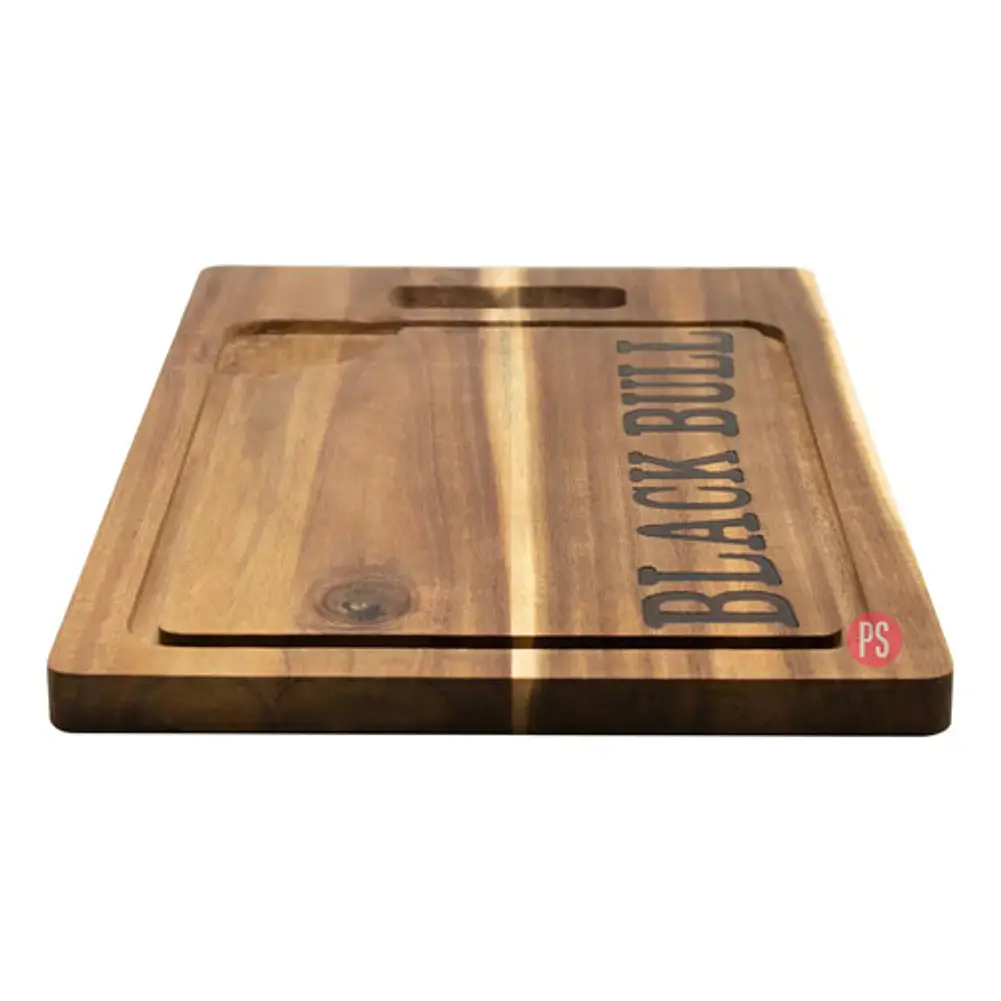 Tabla De Cortar Cocina 40x26cms Madera Black Bull - Ps 2
