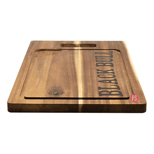 Tabla De Cortar Cocina 40x26cms Madera Black Bull - Ps