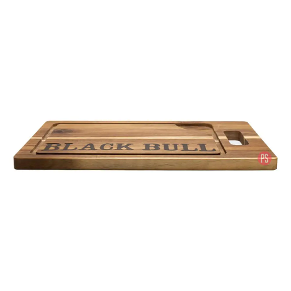 Tabla De Cortar Cocina 40x26cms Madera Black Bull - Ps 3