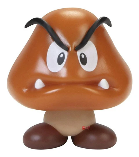 Figura Super Mario Goomba 6cms Articulado - Ps