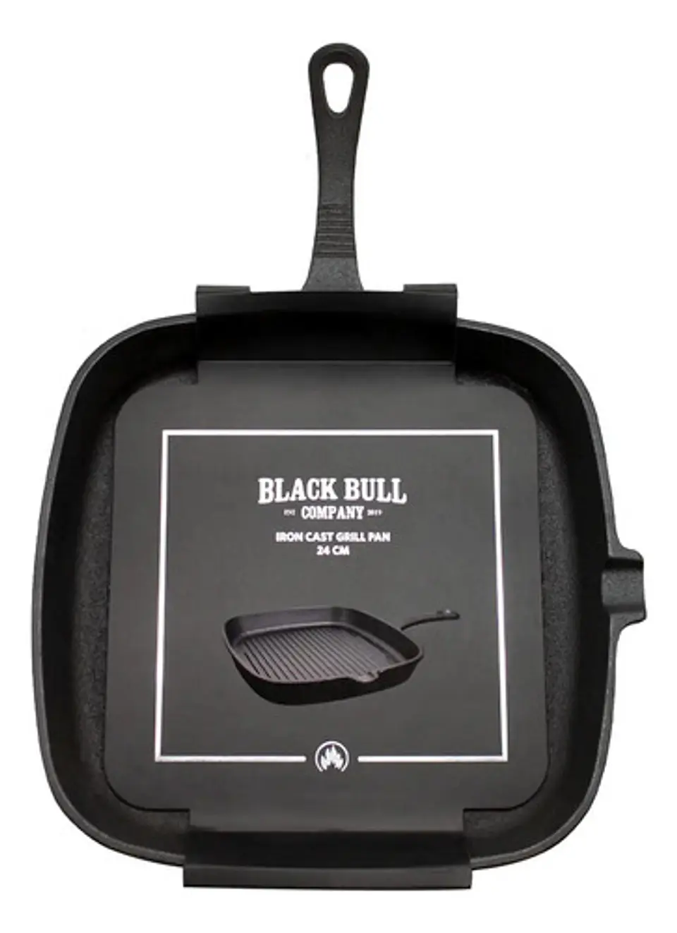 Sartén Para Grill Hierro Fundido Black Bull - Ps 1