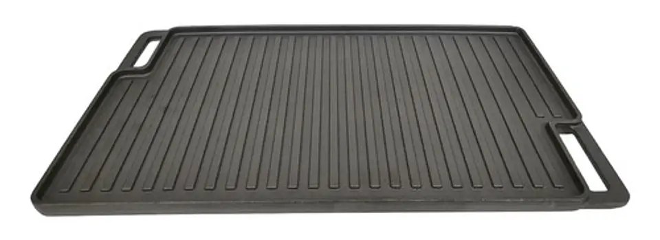 Plancha Hierro Fundido Reversible 45x25cm Black Bull - Ps 1