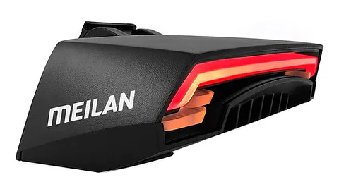 Led Con Laser Y Señalizador Para Bicicletas Meilan X5 - Ps