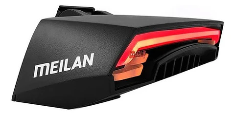 Led Con Laser Y Señalizador Para Bicicletas Meilan X5 - Ps