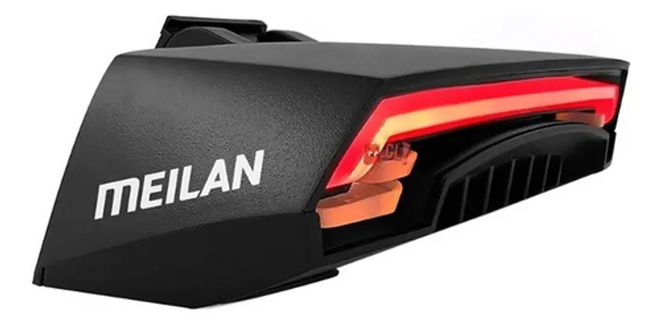 Led Con Laser Y Señalizador Para Bicicletas Meilan X5 - Ps 2