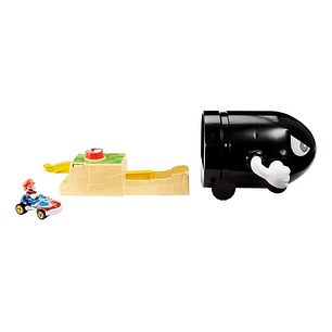 Mario Kart Lanzador Bullet Bill Hot Wheels - Ps