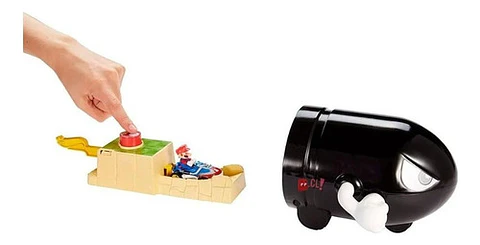 Mario Kart Lanzador Bullet Bill Hot Wheels - Ps