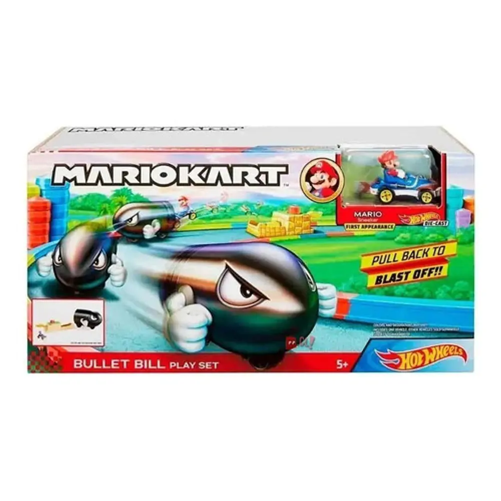 Mario Kart Lanzador Bullet Bill Hot Wheels - Ps 4