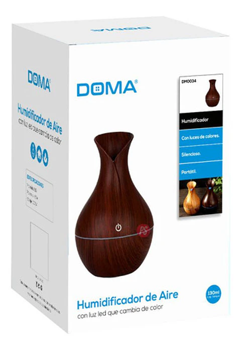 Humidificador Difusor Aroma Terapia Café Oscuro - Ps