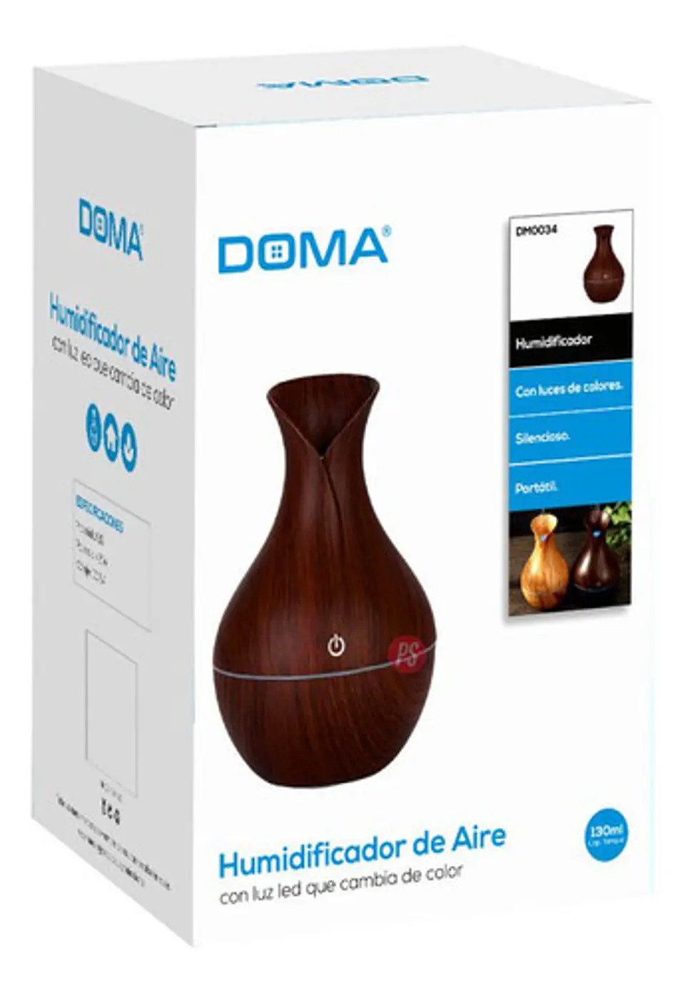 Humidificador Difusor Aroma Terapia Café Oscuro - Ps 2