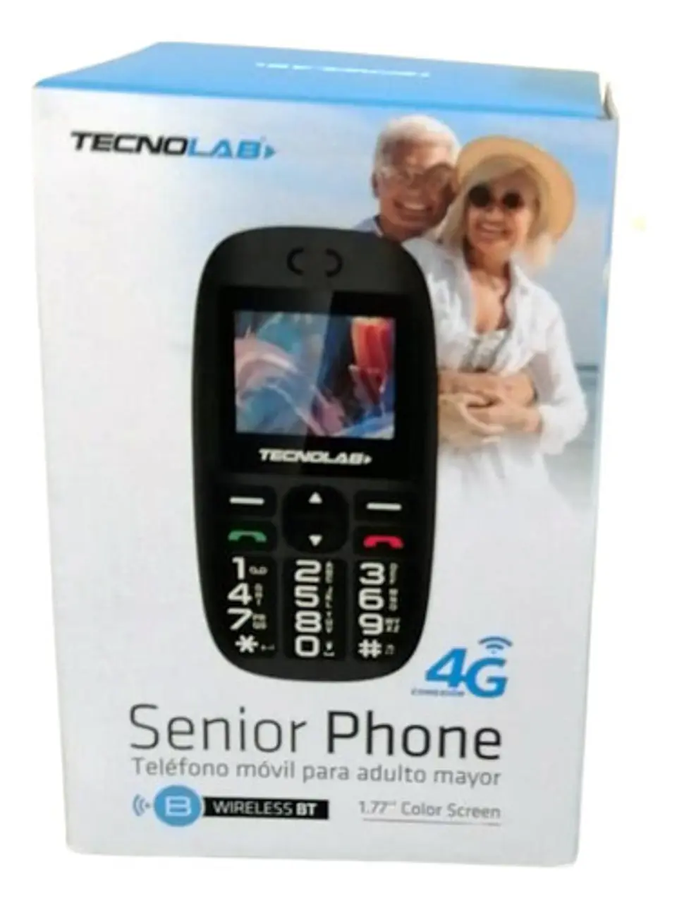 Celular Senior Dual Sim 4g Color Negro - Ps 4