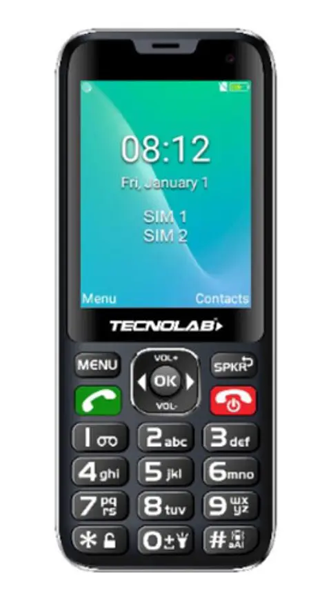 Celular Senior 4g Dual Sim Color Negro - Ps