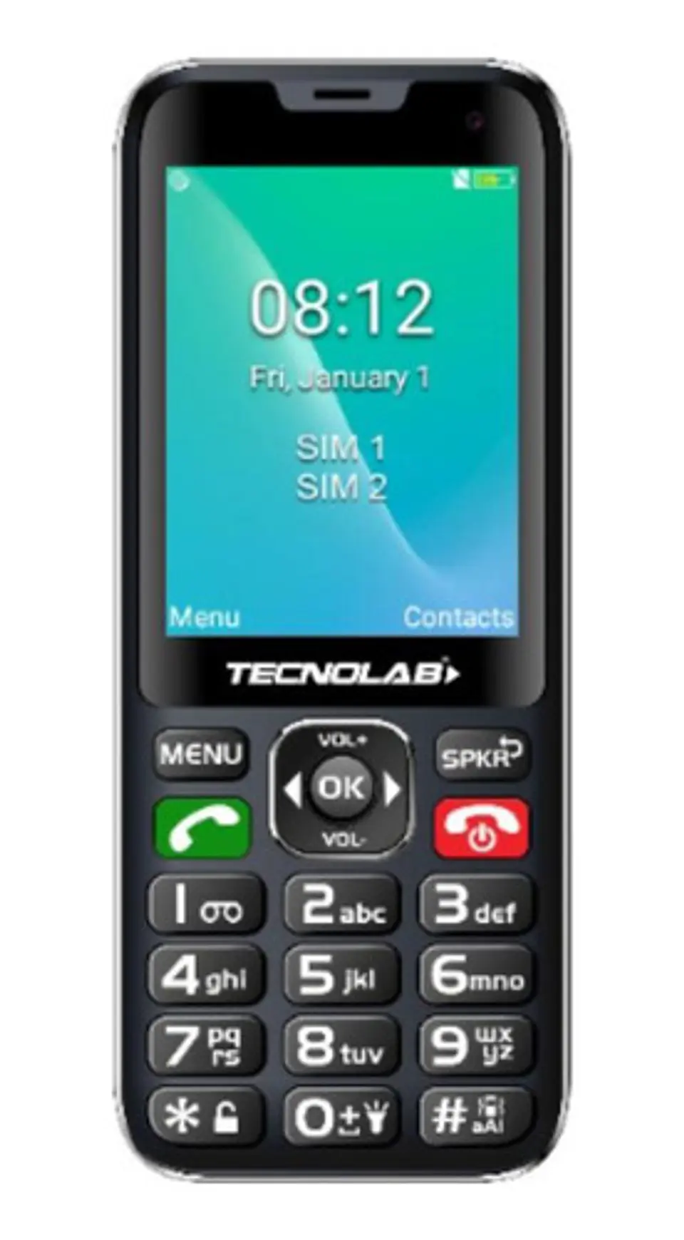Celular Senior 4g Dual Sim Color Negro - Ps 1