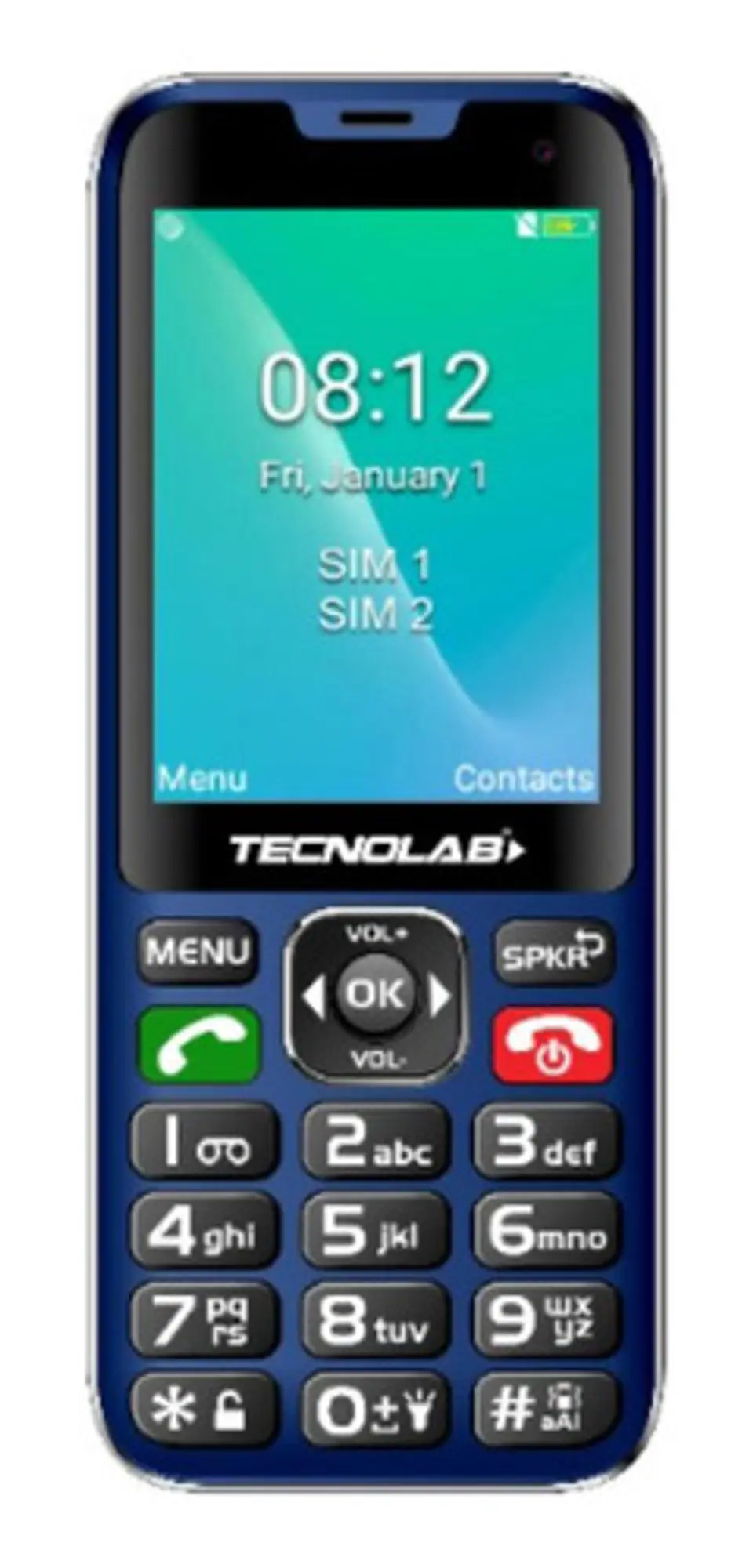 Celular Senior 4g Dual Sim Color Azul - Ps 1