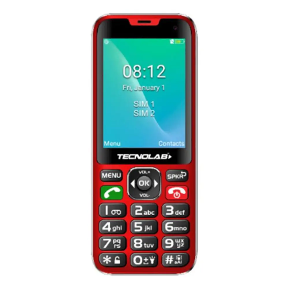Celular Senior 4g Dual Sim Color Rojo - Ps 1