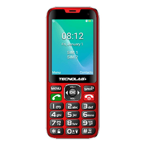 Celular Senior 4g Dual Sim Color Rojo - Ps
