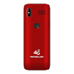 Celular Senior 4g Dual Sim Color Rojo - Ps