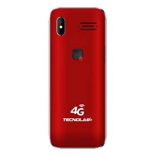 Celular Senior 4g Dual Sim Color Rojo - Ps