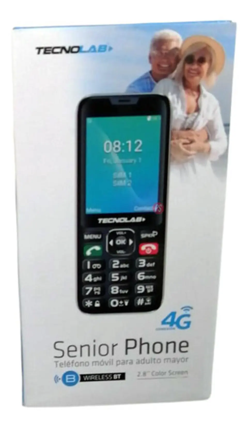 Celular Senior 4g Dual Sim Color Rojo - Ps 4