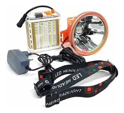 Linterna Led Cintillo Alcance 400mts Recargable - Ps