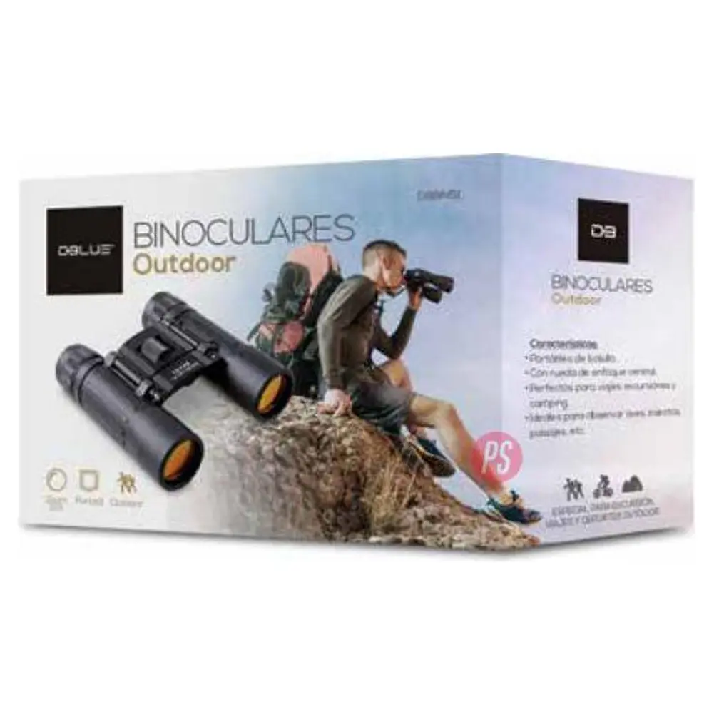 Binoculares Larga Vista Zoom Óptico 10x - Ps 3
