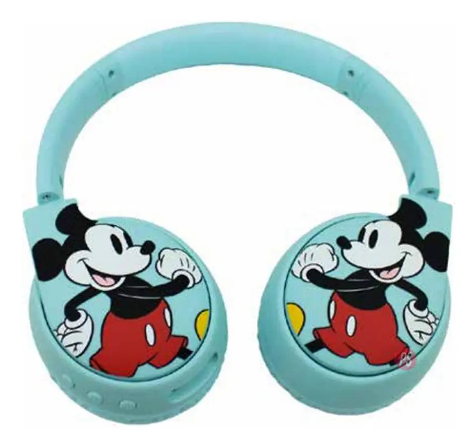 Audífonos Bluetooth Mickey Mouse Color Celeste - Ps 1
