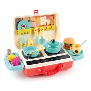 Juguete Maleta Cocina Con 28 Piezas - Ps