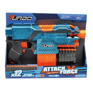 Lanza Dardos De 12 Tiros Automática - Ps