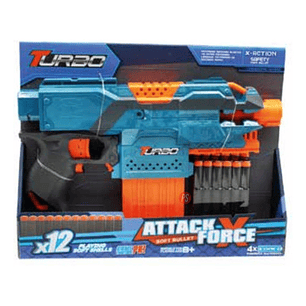 Lanza Dardos De 12 Tiros Automática - Ps