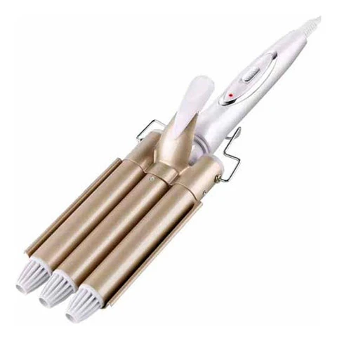 Onduladora Rizadora Triple De Cabello Profesional - Ps