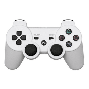 Joystick Ps3 Con Bluetooth Color Blanco - Ps
