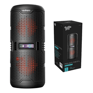 Parlante Bluetooth Con Iluminación Led Rojo 5w Rms - Ps