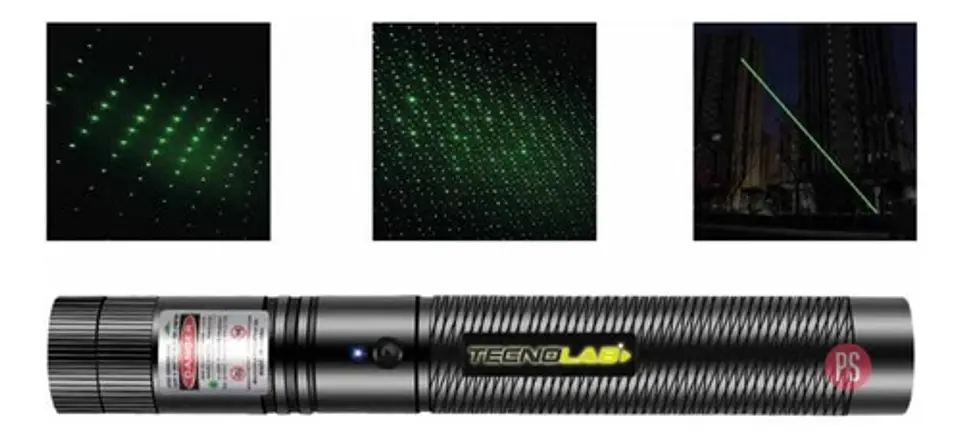 Puntero Laser 1000mw Recargable Color Verde - Ps 2