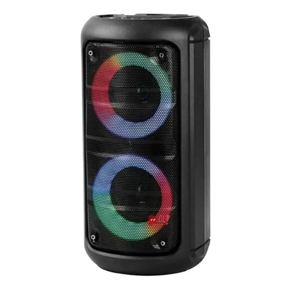 Parlante Bluetooth Karaoke Con Micrófono Luz Flash 10w - Ps 1