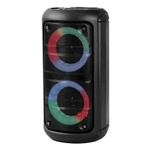 Parlante Bluetooth Karaoke Con Micrófono Luz Flash 10w - Ps