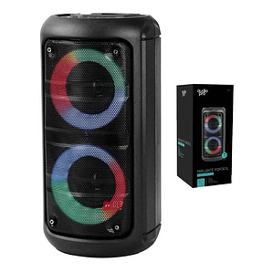 Parlante Bluetooth Karaoke Con Micrófono Luz Flash 10w - Ps