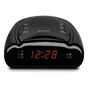 Radio Reloj Led Despertador Doble Alarma - Ps