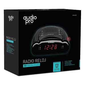 Radio Reloj Led Despertador Doble Alarma - Ps