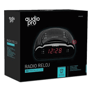 Radio Reloj Led Despertador Doble Alarma - Ps